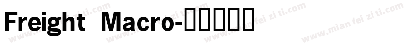 Freight Macro字体转换